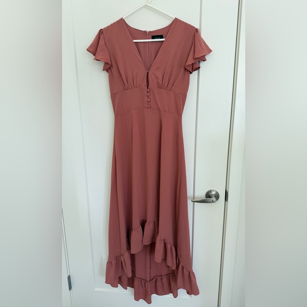 Elegant Mauve Dress